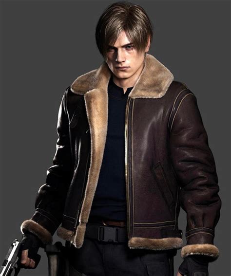 resident evil 4 leon jacket replica|leon kennedy leather jacket.